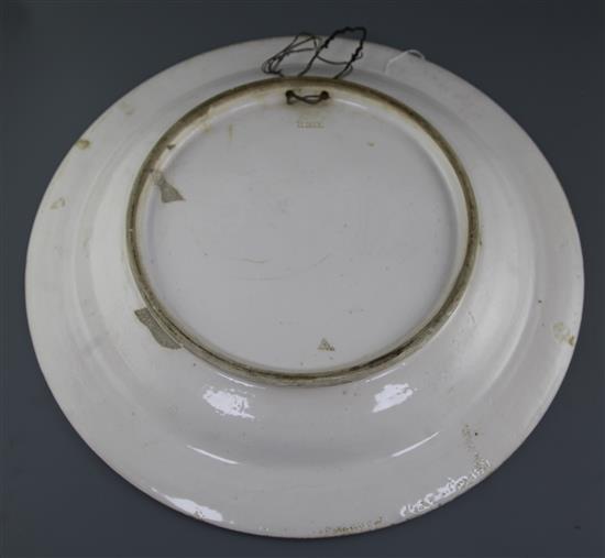 Theodore Deck. An Isnik style pottery charger, late 19th century, diameter 49cm